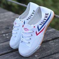 /飞跃少林魂田径鞋 复古潮国货帆布鞋子男夏季情侣款小白鞋Z5