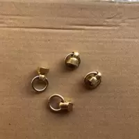 太极剑铜螺丝帽规定剑规定刀 龙泉宝剑沈广隆剑穗螺母 配小钢圈件H9|五毫米白环2个