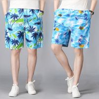 短裤男夏天运动休闲五分大裤衩潮夏季大裤头宽松速干男士沙滩裤子