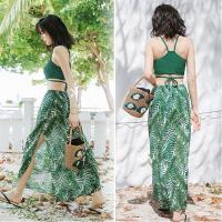 超仙2020新款韩版泳衣女三件套分体大码保守学生性感比基尼游泳装P3