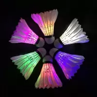 夜光羽毛球耐打打不烂正品鹅毛发光训练晚上也能打的羽毛球Z2|1只耐打羽毛球[七色变化]