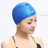 游泳帽女长发防水硅胶泳帽男大头加大号不勒头水滴护耳泳帽