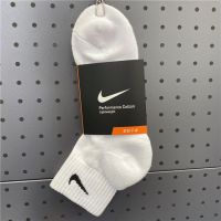 夏季简约新款袜袜棉袜中帮袜运动袜跑步船袜短袜毛巾底袜子篮球袜G9|简约中筒白色 L(42-46)