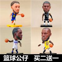 篮球公仔科比欧文哈登库里杜兰特球星模型摆件生日礼物G8