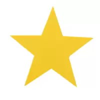 黄色五角星道具红星闪闪演出道具运动会入场开幕式道具大合唱道具Q2|30cm黄色尖角五角星