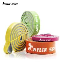 双色复合阻力带力量训练弹力带男拉力带扁皮筋瑜伽拉伸带拉筋带H5