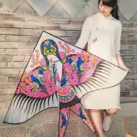 潍坊风筝儿童燕子风筝沙燕风筝卡通潍坊烫金沙燕微风好飞风筝L8