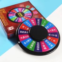 游戏转盘酒吧夜店娱乐用品可定制广告喝酒轮盘斗酒转盘B4