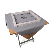 麻将垫麻将毯麻将布带兜象棋布麻将桌布正方形印花1.1*1.1米皮革