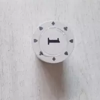 棋牌室麻将机筹码币麻将机筹码卡片麻将机配件筹码片德州扑克筹码|面额1元20片