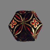 新疆维吾尔族舞蹈花帽男女帽民族演出表演六角帽头饰服装配饰新品F5