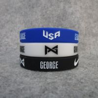 ..国家队篮球球星.乔治 耐标运动手环 硅胶腕带球迷饰品Q9