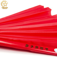 青龙牌中国武术太极扇功夫扇响扇晨操木兰扇塑料表演红色[10寸]L0