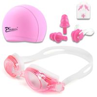 泳镜女近视高清防水防雾男士眼镜大框度数平光泳帽儿童套装装备C9