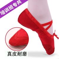 儿童舞蹈鞋软底练功鞋女童猫爪鞋平底鞋成人形体鞋民族芭蕾舞鞋D5