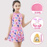 多款可选女童游泳衣套装儿童分体比基尼可爱泳衣小中大童公主裙衣