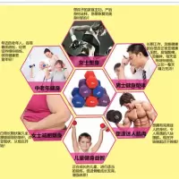 一对儿童男女士通用小哑铃家用健身器材瑜伽塑臂瘦臂跳操哑铃纯铁