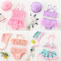 可爱儿童泳衣女孩宝宝公主连体游泳衣婴儿分体女童温泉度假比基尼