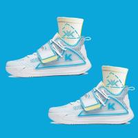 汤普森水花二代篮球运动袜子毛巾底高筒加厚减震球袜球鞋搭配黑白G1|白色配色袜子1双 均码