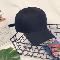 棒球帽女男韩版显脸小百搭潮牌夏季透气防晒太阳遮阳鸭舌帽子U9|光板黑色