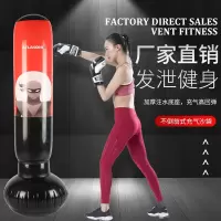 拳击沙袋不倒翁立式家用解压发泄拳击手套成人儿童充气练拳玩具T3