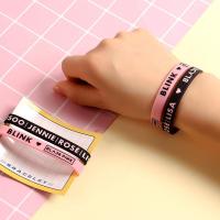 粉墨周边硅胶手环一对装金智妮智秀朴彩英运动腕带Y9