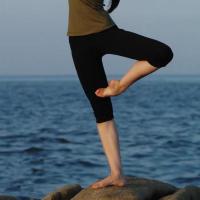 舞蹈裤女成人七分黑色莫代尔紧身显瘦练功裤Q1