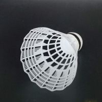 2020新款彩色塑料尼龙羽毛球耐打软木头6个装室外防风加重台湾头O9|新款6个白色