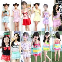 儿童泳衣女连体儿童泳衣女分体儿童泳衣平角内裤连体女童游泳衣