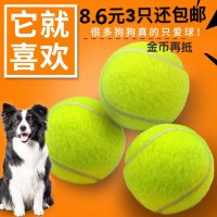 狗狗玩具球金毛泰迪耐咬磨牙网球宠物幼犬拉布拉多小狗训练|宠物网球1只装