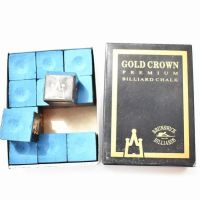 台球用品斯诺克台球枪粉巧克粉台球杆枪粉擦枪头粉枪粉油性巧粉|皇冠巧克小盒12粒