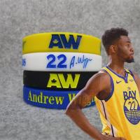 篮球球星枸杞哥夜光运动手环硅胶腕带球迷饰品勇士队22号维金斯S6