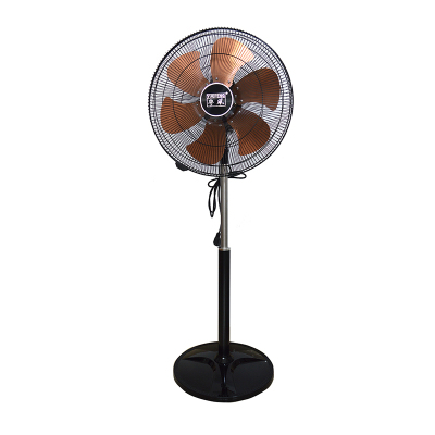 豪华落地式电风扇 强力大风量家用办公室落地扇fs8-45a落地金六叶