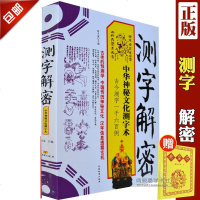 测字解密中华神秘文化测字术 古今测字一千六百例 蔡大成著