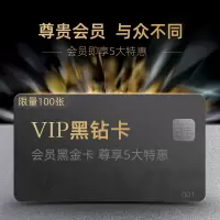 VVS 尊贵VIP黑钻卡[1个ID仅限一次,多拍无效]
