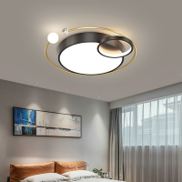 VVS美学灯 新款网红卧室灯灯具温馨浪漫创意书房轻奢LED吸顶灯现代简约圆形时尚北欧房间灯饰
