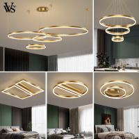 VVS美学灯 新款全铜轻奢吊灯客厅灯现代简约个性大气灯饰网红卧室灯北欧灯具组合全屋套餐