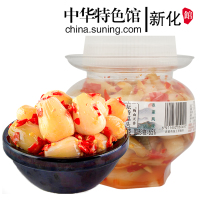 【中华特色】新化馆 梅山天香湖南特产农家——酸辣荞头450g 茭头坛子菜剁辣椒藠头开胃下饭菜香辣