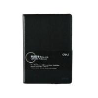 得力3162高级记事本(黑)-98页-25K(本)-文具