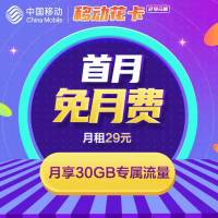 中国移动宝藏花卡手机电话卡纯流量上网卡不限速全国通用卡可自选归属地可选号流量卡