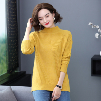 金利鹿纯色毛衣针织衫新品潮流
