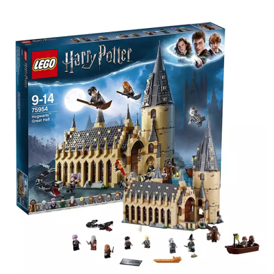 [保税区发货]乐高LEGO 75954 哈利波特系列霍格沃兹城堡儿童积木 9-14岁