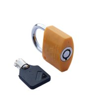 金岳 SG35-03M 塑钢锁芯28*35*17.5mm 塑钢挂锁 (计价单位:个)橙色