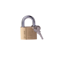 金岳 TR50-1J 铜芯 38*50*16mm 黄铜挂锁(计价单位:个)黄色