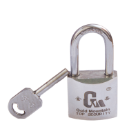 金岳 TDD27-5铜芯28*30*15mm 薄型挂锁(计价单位:个)银色