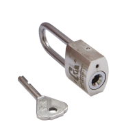 金岳 TDD42-5铜芯28*30*20mm 中梁挂锁(计价单位:个)银色