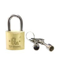金岳 JYM-H30 锌合金锁芯 28*30*20mm 铜梅花机械挂锁(计价单位:个)黄色