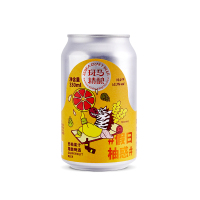 斑马精酿新品假日柚惑柚子啤酒330ml×24罐装 临期