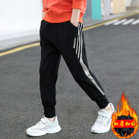 MinanSer男童裤子秋冬加绒保暖裤2021新款儿童裤子中大童长裤加厚保暖运动裤冬季新品