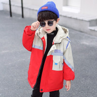 MinanSer男童外套冬装3-12岁儿童棉服2021新款男宝宝时尚加绒加厚眼镜棉衣中小学生防风防寒保暖棉袄潮冬季新品